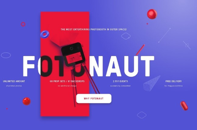 Một thiết kế siêu sạch sẽ nhưng vẫn rất hấp dẫn về thị giác. Nguồn: Fotonaut.