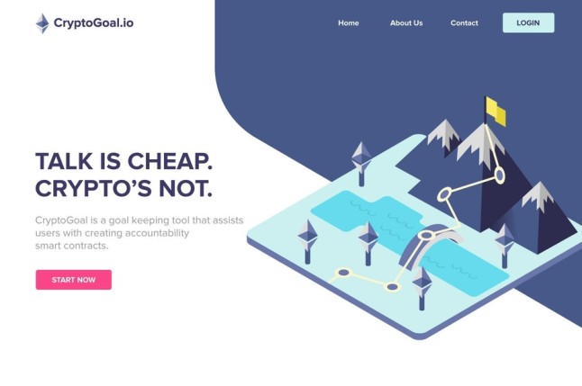 Một dãy núi được thiết kế với phong cách thiết kế isometric thời thượng. Thiết kế bởi KisaDesign.