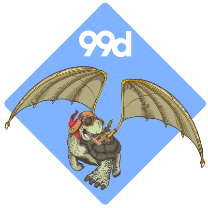 Một số nhà thiết kế có tư duy phân kì rất xuất sắc. Chú rùa bay thiết kế bởi Fafahrd Deustua.