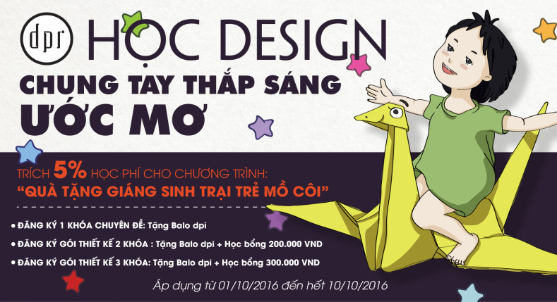 HỌC DESIGN - CHUNG TAY THẮP SÁNG ƯỚC MƠ