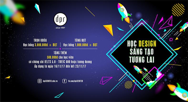 HỌC DESIGN SÁNG TẠO TƯƠNG LAI<br />
KHÓA 40B - KG 04/12/17
