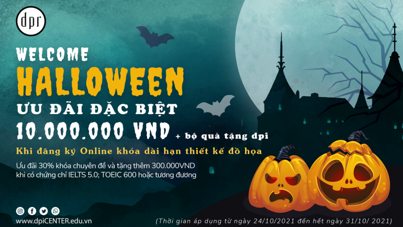 HAPPY HALLOWEEN CÙNG LOẠT ƯU ĐÃI KHỦNG TẠI dpiCENTER