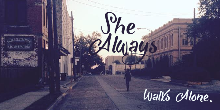 she_always_walks_alone