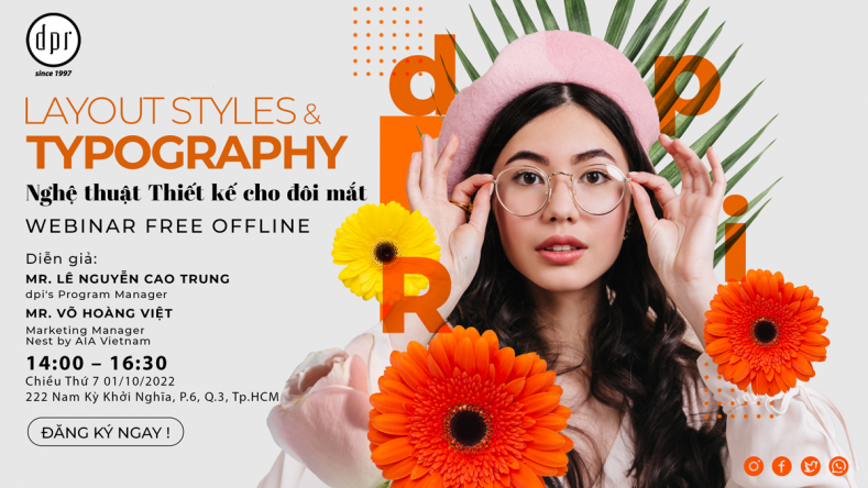 [WORKSHOP OFFLINE] “?????? ?????? ??̀ ??????????: NGHỆ THUẬT THIẾT KẾ CHO ĐÔI MẮT” 1/10/2022