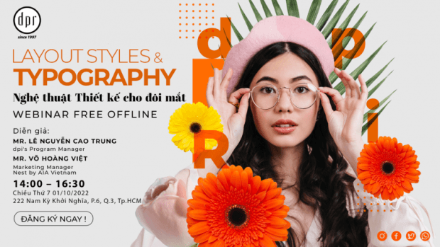 [WORKSHOP] “NGHỆ THUẬT THIẾT KẾ CHO ĐÔI MẮT” 1/10/2022