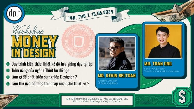 ⭐️[Workshop MONEY IN DESIGN] 15.06.2024. – MIỄN PHÍ