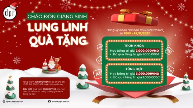 CHÀO ĐÓN GIÁNG SINH – LUNG LINH QUÀ TẶNG