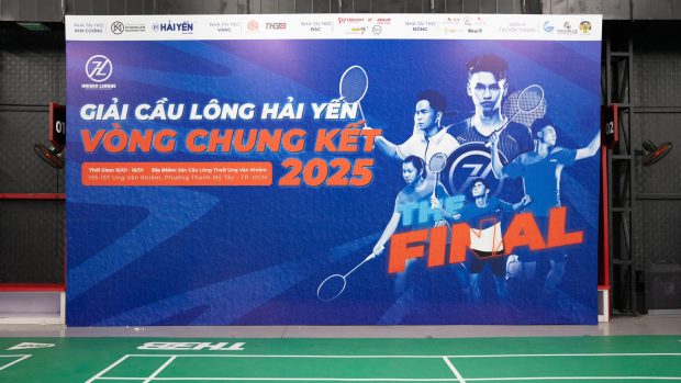 dpiCENTER – Nhà tài trợ Bạc đồng hành cùng Giải Cầu Lông Hải Yến – Vòng Chung Kết 2025